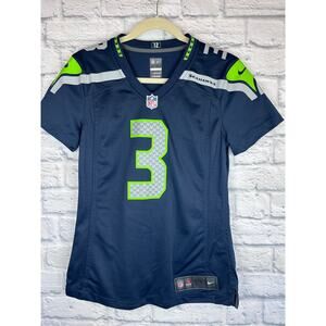 Nike NFL‎ #3 Seattle Seahawks Jersey Russell Wilson Womens Size Small